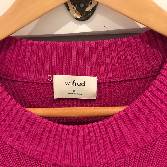 🌹NWOT Wilfred Sardou Scalloped Crop - Picture 3 of 3